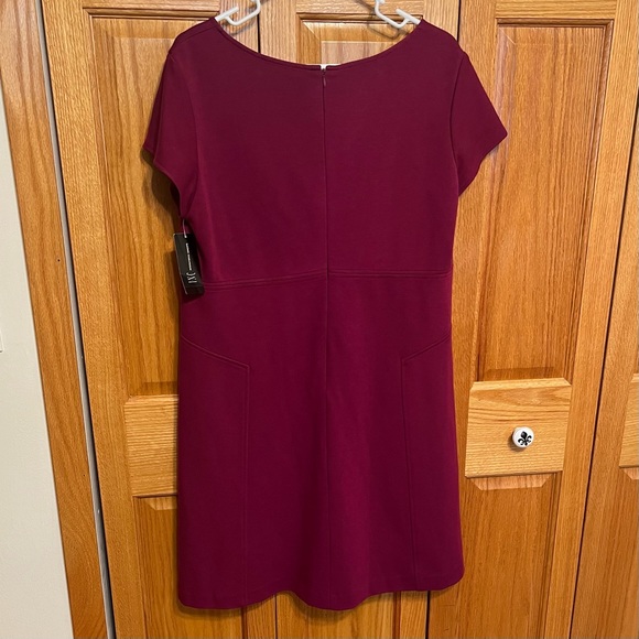 Raspberry pink A-line dress from INC International Concepts. Size 14. NWT - Picture 3 of 7